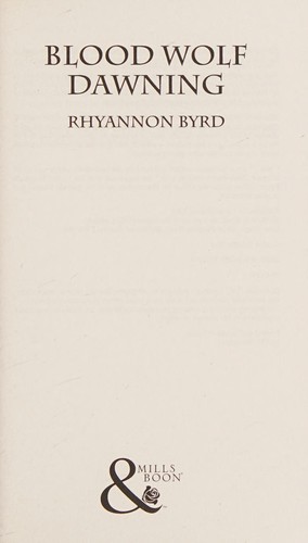 Cover for Blood Wolf Dawning