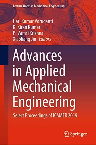 Cover for Advances in Applied Mechanical Engineering