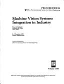 Cover for Machine vision systems integration in industry