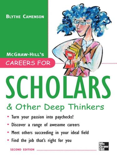 Cover for Careers for Scholars & Other Deep Thinkers