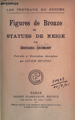 Cover for Figures de bronze ou statues de neige.
