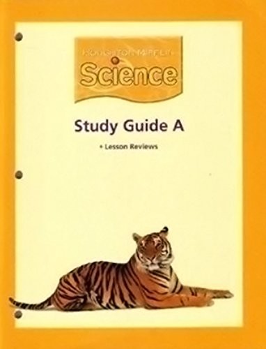 Cover for Houghton Mifflin Science Grade Level 5 Study Guide A
