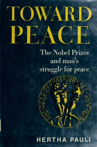 Cover for Toward peace