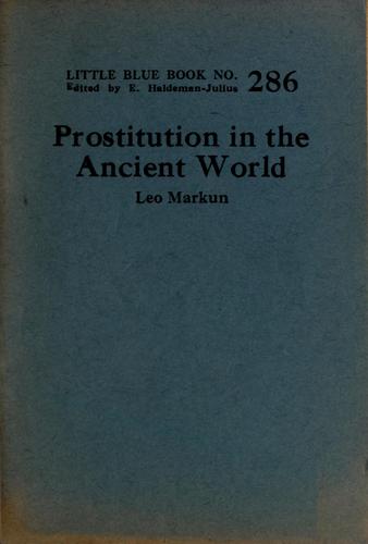 Cover for Prostitution in the ancient world