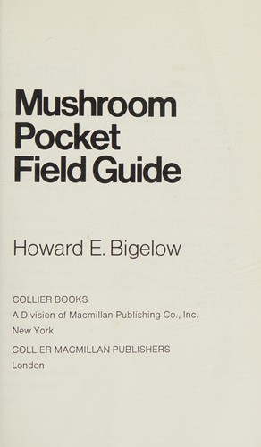 Cover for Mushroom pocket field guide