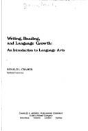 Cover for Writing, reading, and language growth