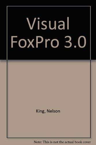 Cover for Visual FoxPro 3.0