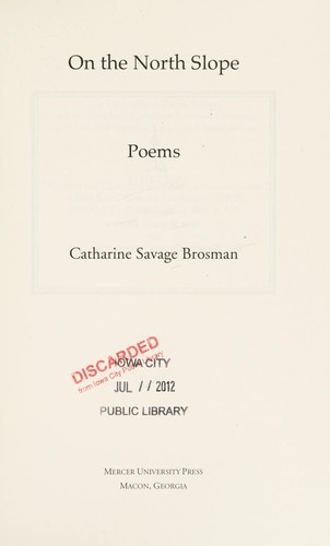 Cover for On the north slope