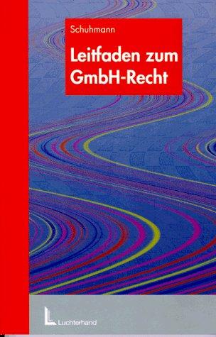 Cover for Leitfaden zum GmbH- Recht.