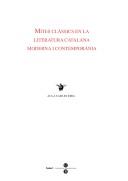 Cover for Mites clàssics en la literatura catalana moderna i contemporània