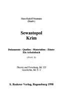 Cover for Sewastopol, Krim.
