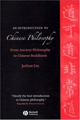 Cover for An introduction to Chinese philosophy