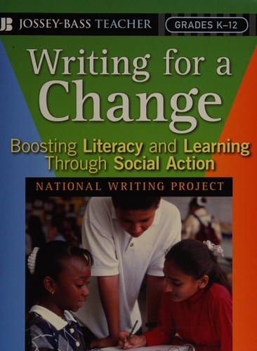Cover for Writing for a change