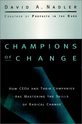 Cover for Champions of change