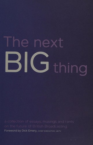 Cover for The next big thing