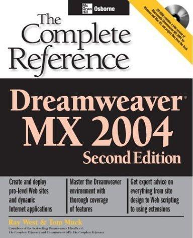 Cover for Dreamweaver MX 2004