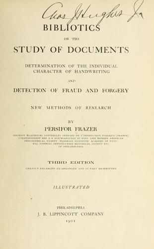 Cover for Bibliotics
