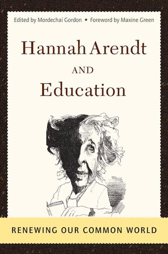 Cover for Hannah Arendt and education