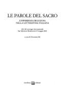 Cover for Le parole del sacro
