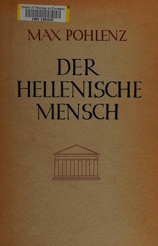 Cover for Der hellenische Mensch