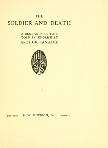 Cover for The soldier and death