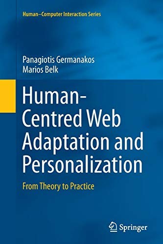 Cover for Human-Centred Web Adaptation and Personalization