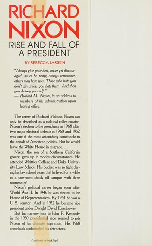 Cover for Richard Nixon