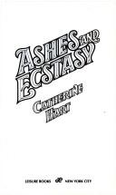 Cover for Ashes and Ecstasy