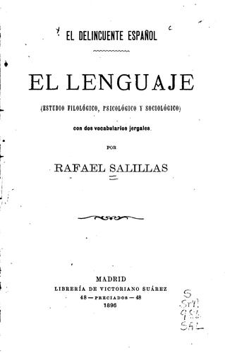 Cover for El lenguaje: Estudio filológico, psicológico y sociológico; con dos ...
