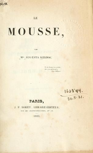 Cover for mousse