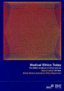 Cover for Medical Ethics Today