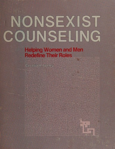 Cover for Nonsexist counseling