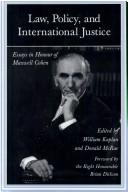 Cover for Law, policy, and international justice
