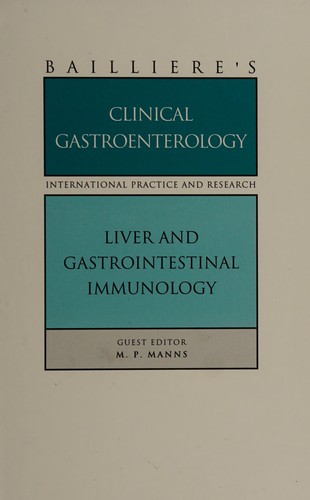 Cover for Liver and gastrointestinal immunology