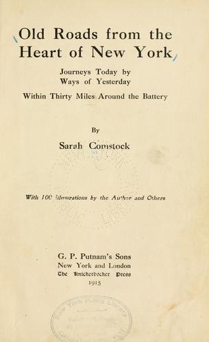 Cover for Old roads from the heart of New York