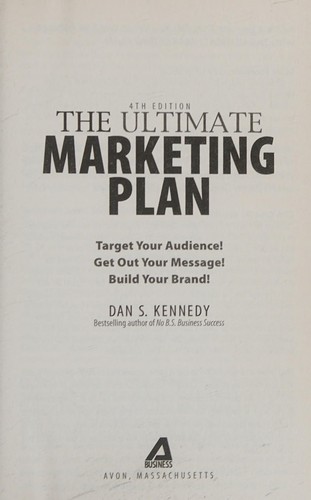 Cover for The ultimate marketing plan
