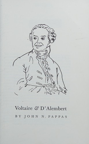 Cover for Voltaire & D'Alembert.