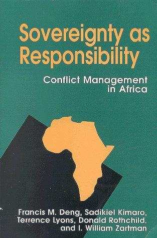 Cover for Sovereignty As Responsibility