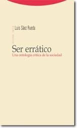 Cover for Ser errático: una ontología crítica de la sociedad