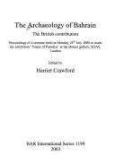 Cover for The archaeology of Bahrain