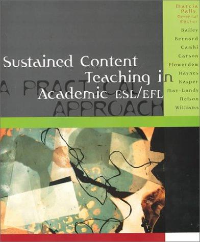Cover for Sustained content teaching in academic ESL/EFL