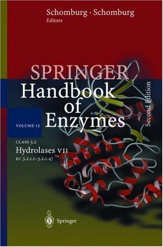 Cover for Class 3.2  Hydrolases VII (Springer Handbook of Enzymes)