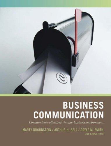 Cover for Business Communication