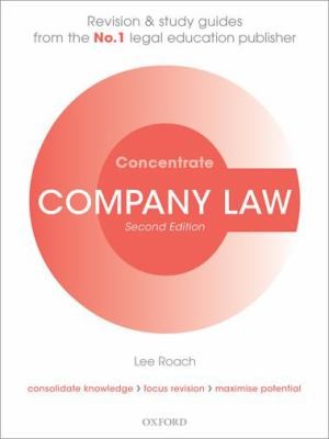 Cover for Company Law Concentrate
            
                Concentrate