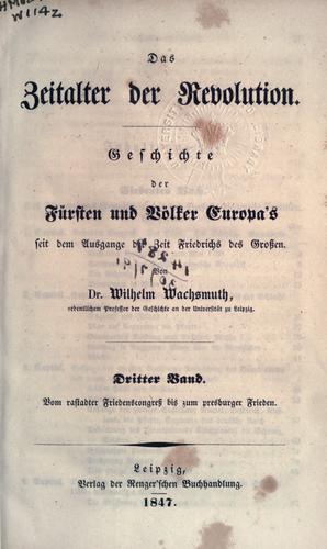 Cover for Zeitalter der Revolution