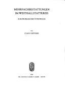 Cover for Mehrfachbestattungen im Westhallstattkreis