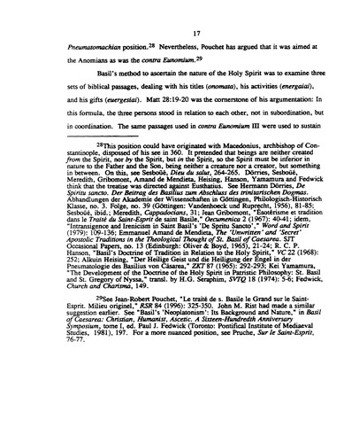 Cover for The text of Matthew's Gospel in the writings of Basil of Caesarea