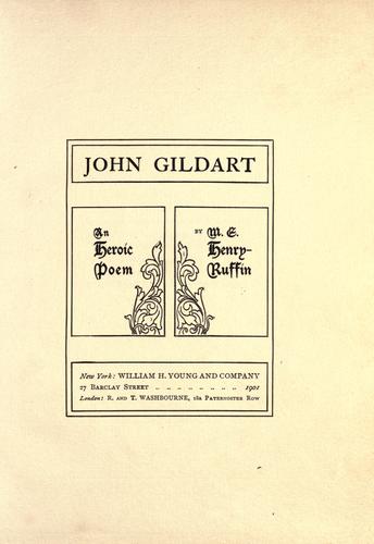 Cover for John Gildart