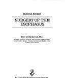 Cover for Surgery of the esophagus