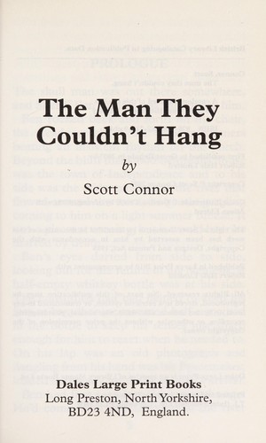 Cover for The man they couldn't hang